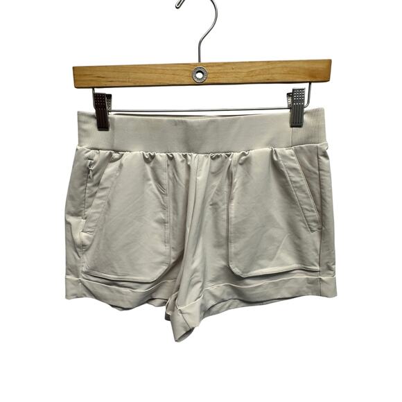 Lot of 3 Zella Women Shorts Cream, Burgandy and Mauve Size S - Picture 4 of 10